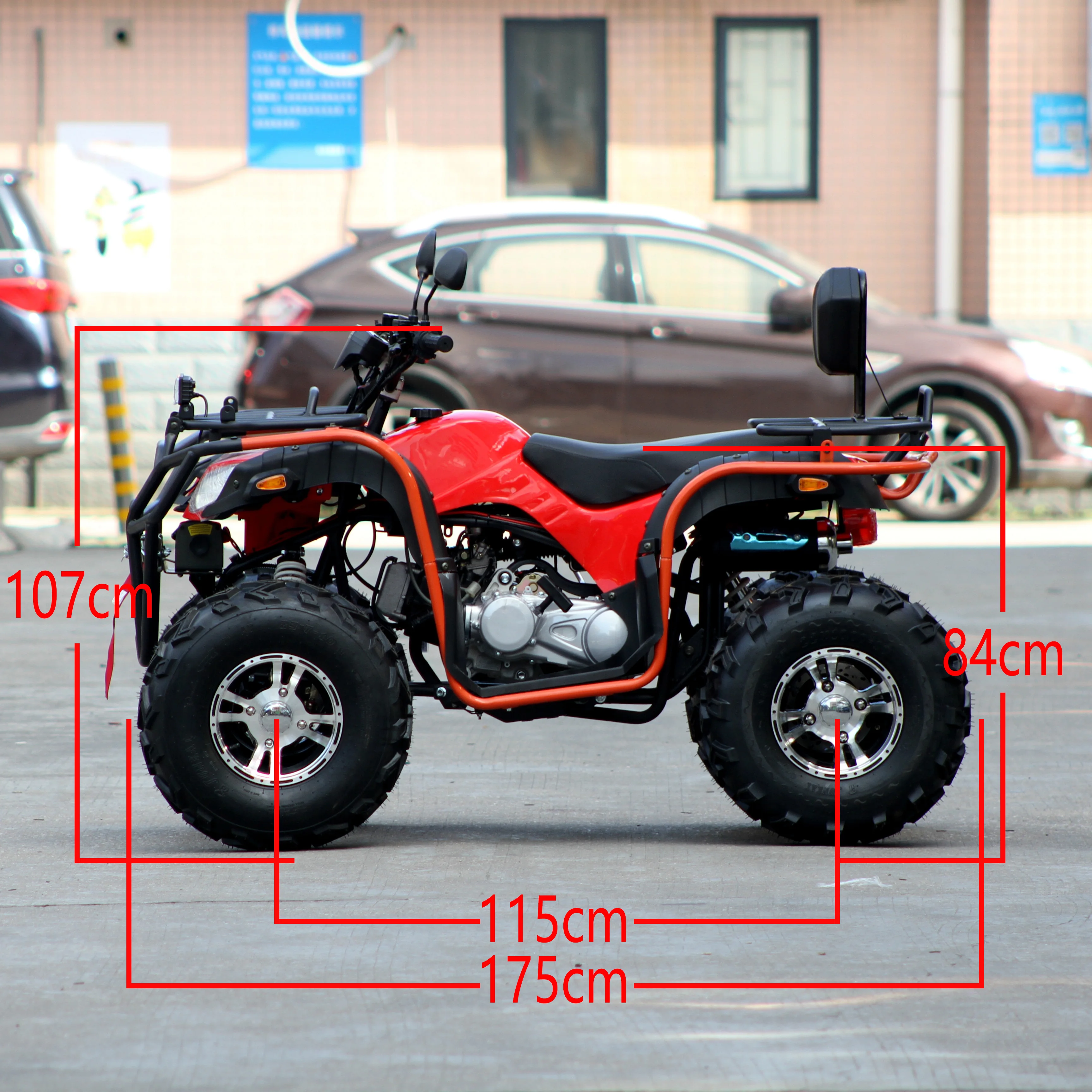 China Cheap 200cc off-road ATV ,automatic transmission four stroke Four-wheel ATV Wind cooled engine 200cc