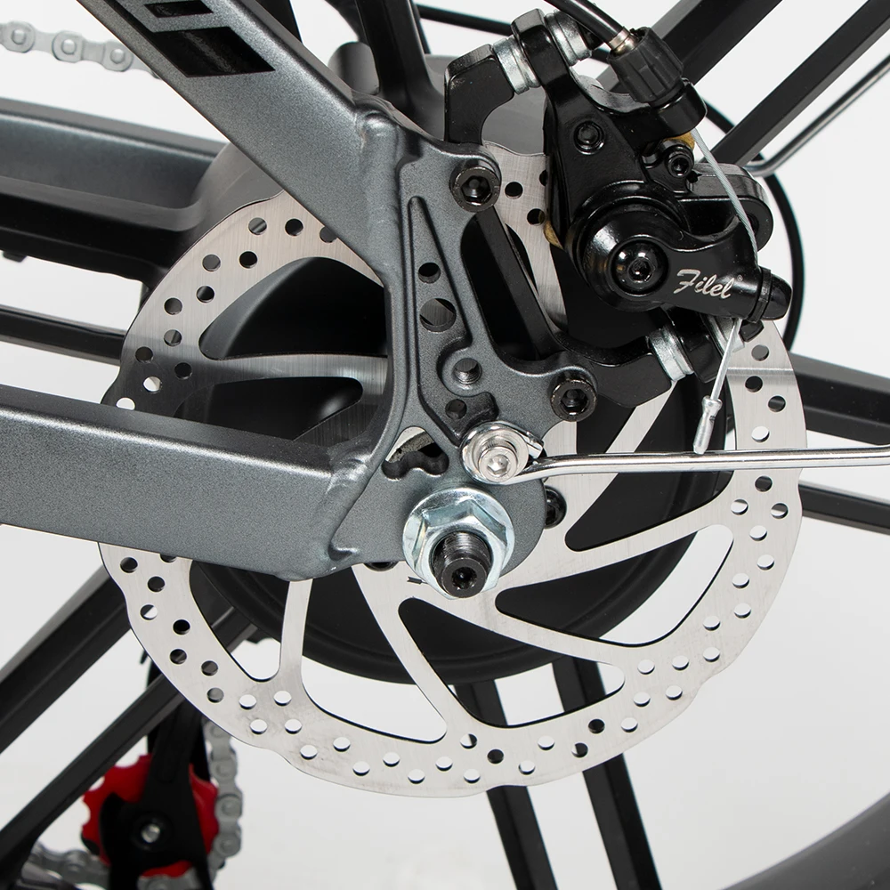 Wholesale Electric EBike 48V/8AH250W 7S Aluminum Frame Disc Brake LCD Meter 4.0fat Tires Foldable Electric Bicycle