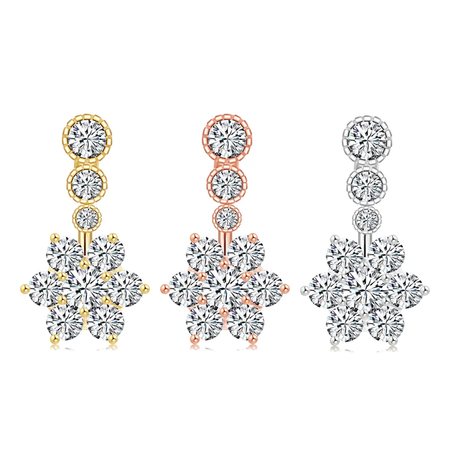 custom wholesale dangle add charm diy o surgical stainless steel rabbit navel belly button rings dangling cuff Piercing Jewelry