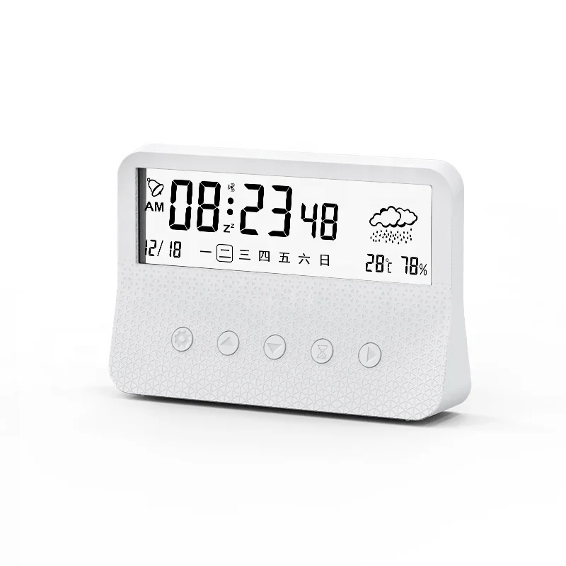 Multi-Function Thermometer Calendar Display Snooze Table Desk Clock Smart Alarm Clock Digital Alarm Clock