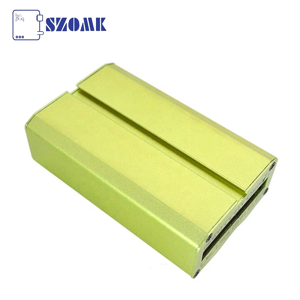 SZOMK aluminum junction box colorful extruded aluminum CCTV camera housing electronic heat sink enclosure