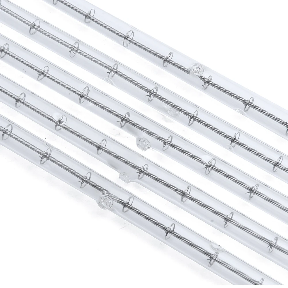 1000W 220V 330Mm Single Tube Transparent Round Ceramic Head 70Mm Infrared Sauna Heat Ir Halogen Lamp