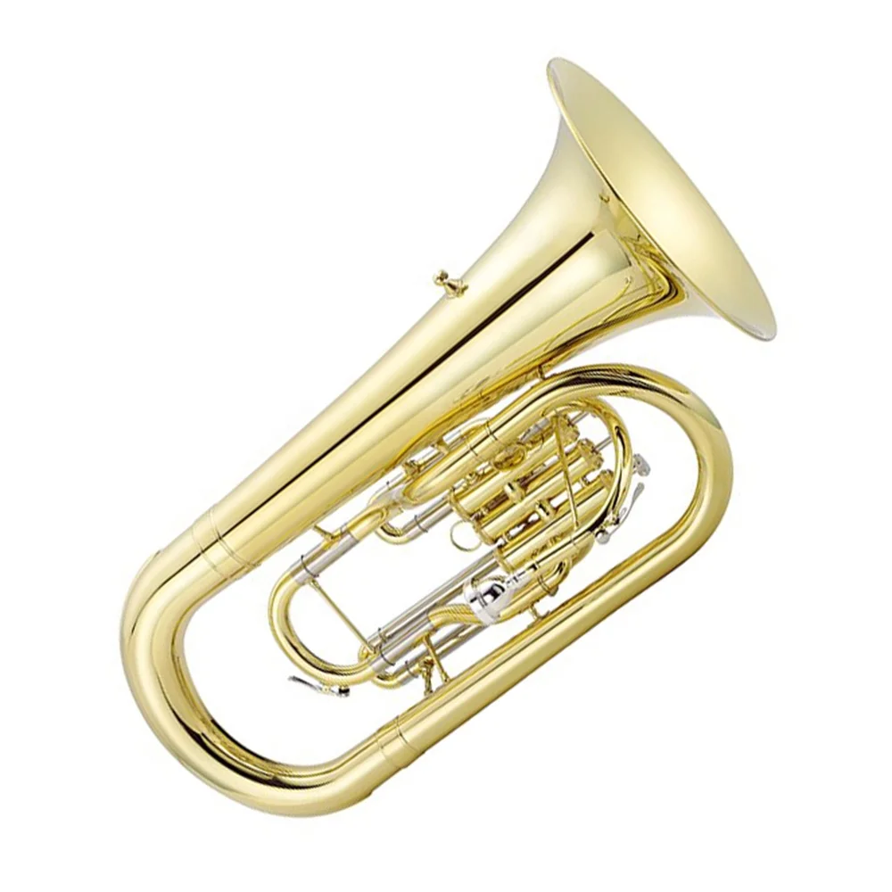 SEAOUND OEM Gold Lacquer Marching Euphonium 3 Pistons JYMEP7323