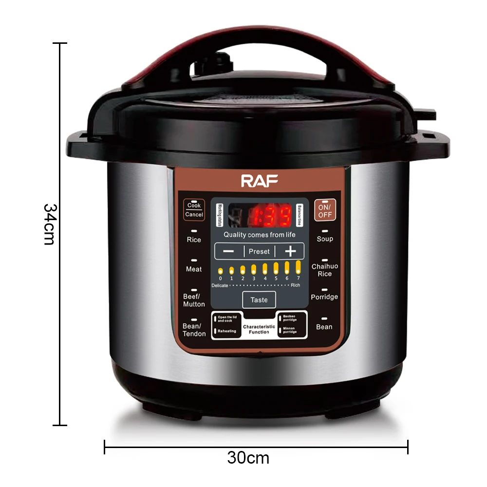 12 L Large Capacity High Quality Nonstick Aluminum Cooking Pot Smart Electric Pressure Cooker for Commercial Or Household
