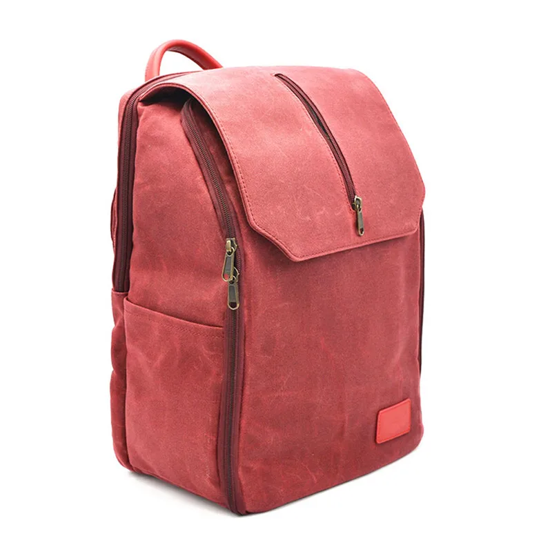 Wholesale fashion durable canvas outdoor travel digital gear storage backpack bag video dslr camera bag