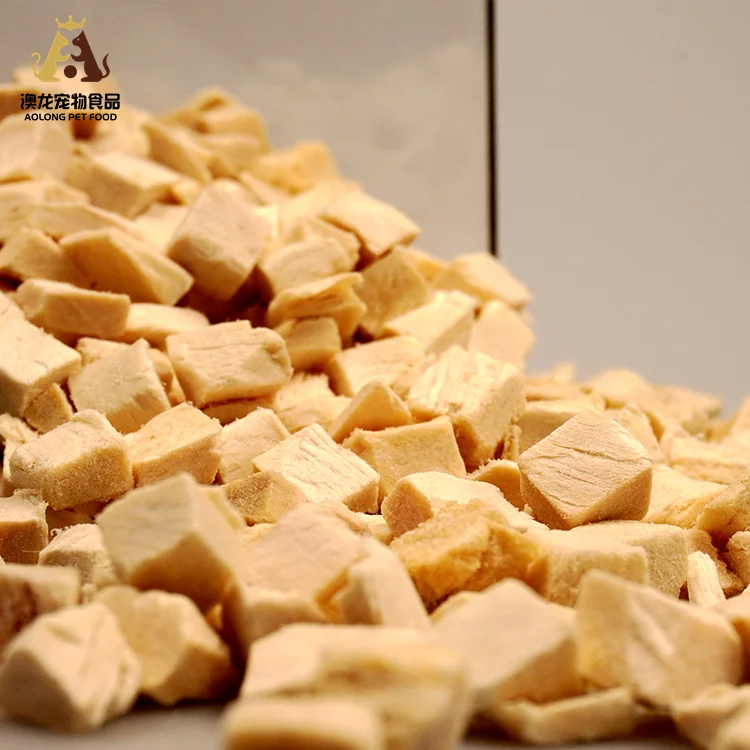 Freeze-Dried Chicken Dry Breast Slices Dough-Shaped Pet Snacks Dry Food in Bulk