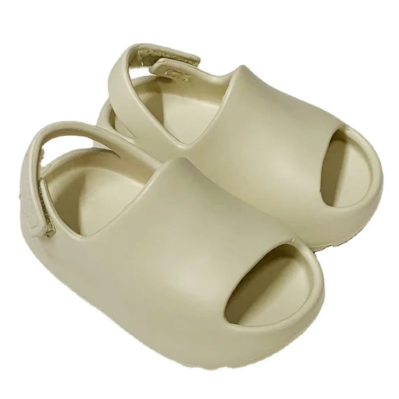 Wholesale Kids Shower Sandal Slippers  colorful cute EVA kids clogs shoe  Yez slide strap slides infant water shoes yezzy