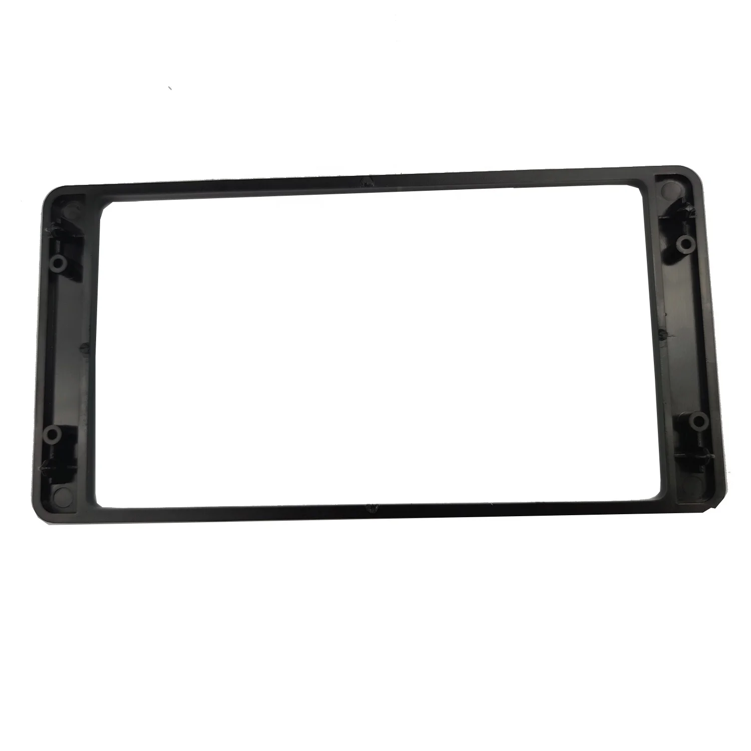 Double 2 Din Car Radio Fascia Frame for MITSUBISHI Outlander Lancer Pajero ASX RVR PEUGEOT CITROEN 2006+ Stereo Panel Dash Kit