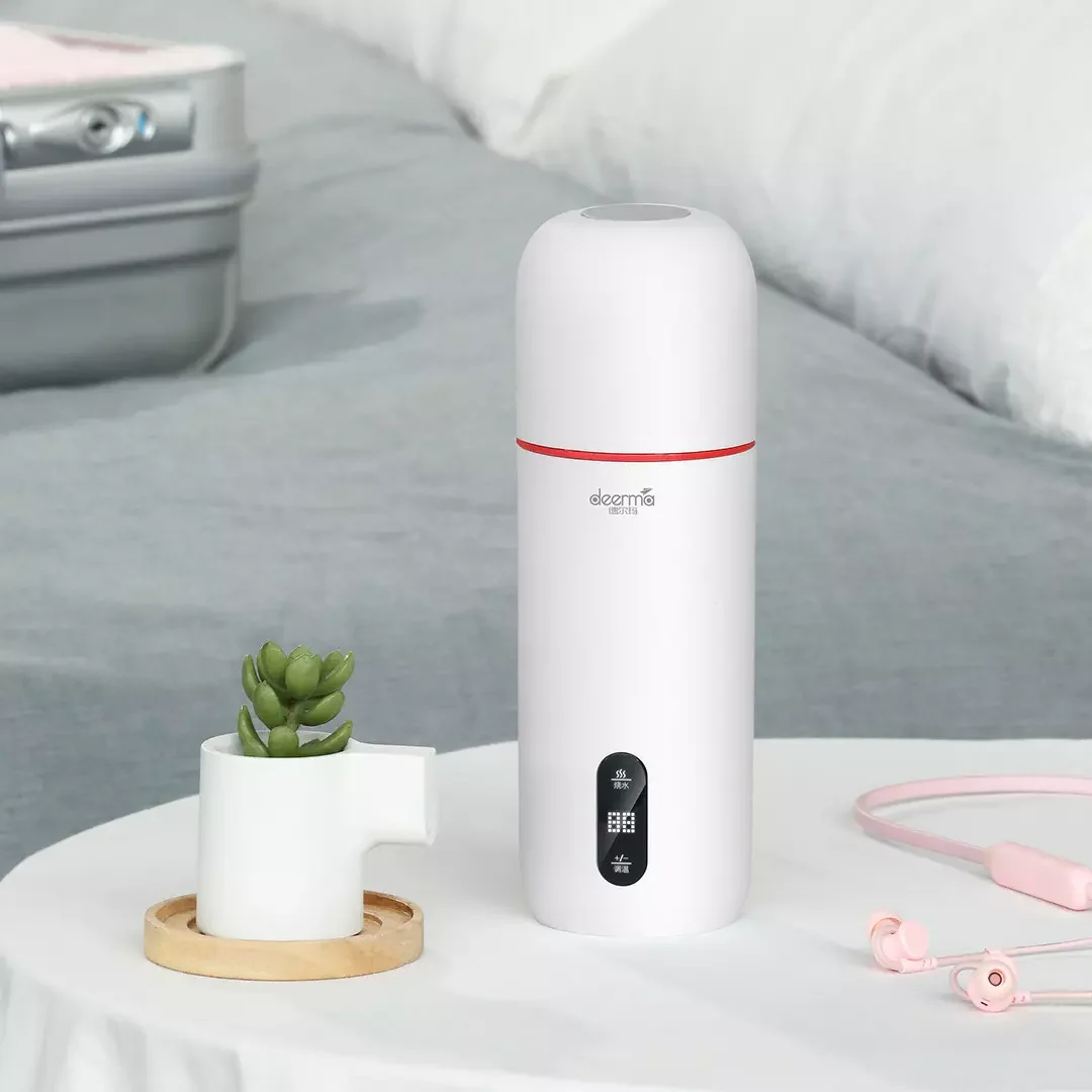  Чайник Xiaomi Youpin Deerma 350 мл чайник 300 Вт термос для напитков с сенсорным