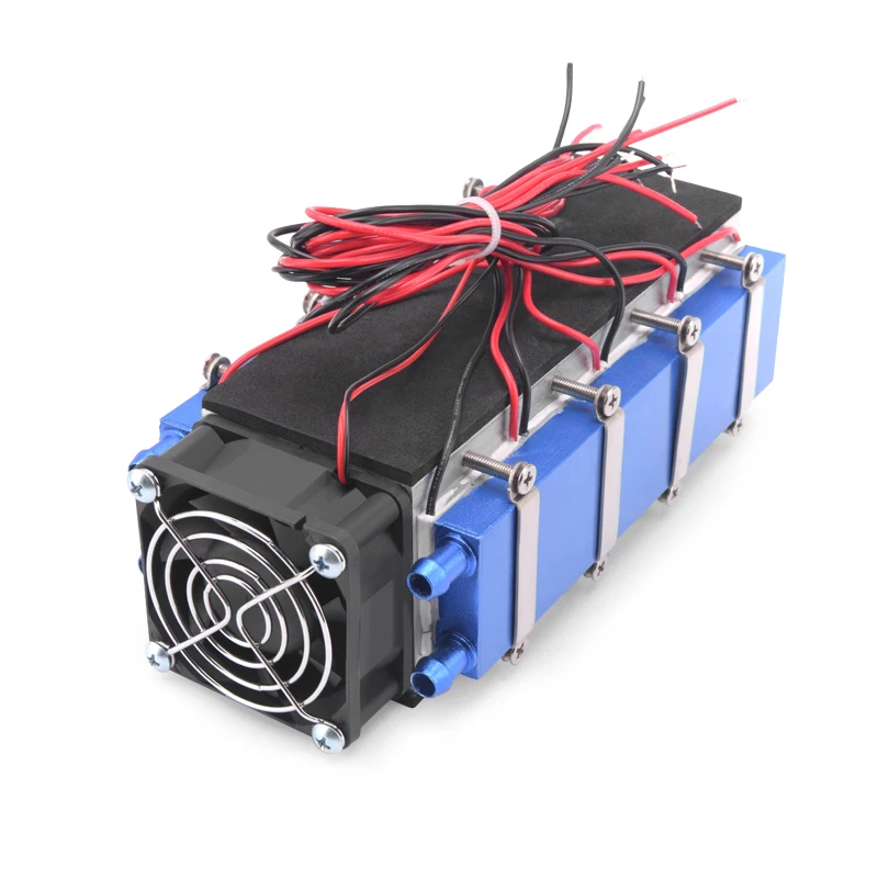 Dc12V 34A 576W 8 Chip Aluminum TEC1-12706 Low Noise Peltier DIY Thermoelectric Cooler Refrigeration Tool Pet Bed cooling kit