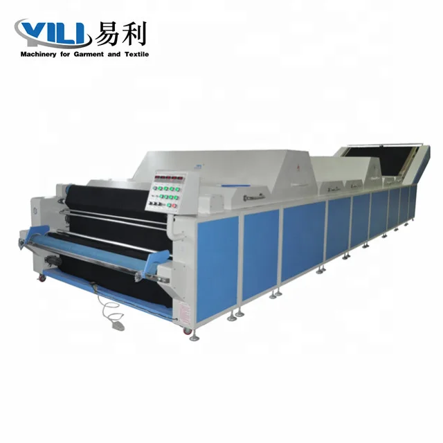 Heat Steam Apparel Machine Fabric Shrinking Machine Measurement Fabric Relaxing Machine With Cold Air Device
