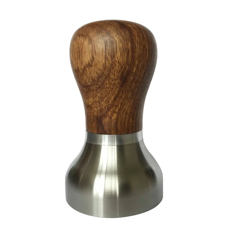 High Quality Wholesale Wood Coffee Tamper Wooden Handle Espresso Hand Tamper