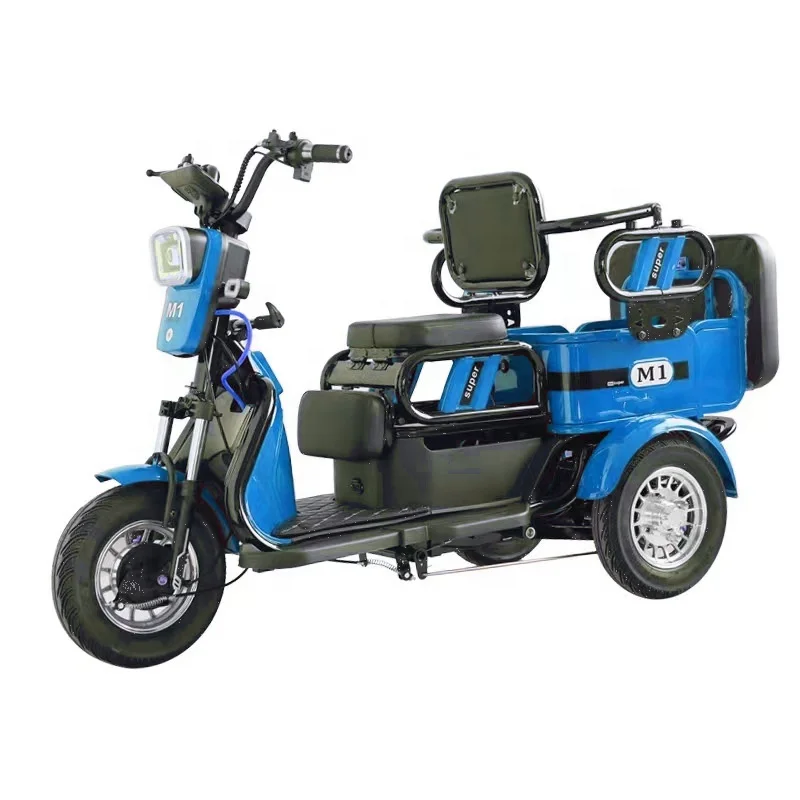 2024 HIGYM GYM-M1 Factory Price Wholesale Electric Bicycles with Three Wheels  Passenger Electric Tricycles for Adult