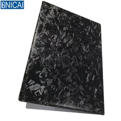 NICAI Forged Carbon Vinyl Laptop Skin Automobiles 3D Black Carbon Fiber Phone Sticker Vinyl Film for Laptop Skin OEM ODM Wrap
