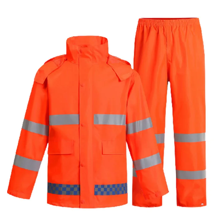  Индивидуальные hi vis дождевик со светоотрающей полосой