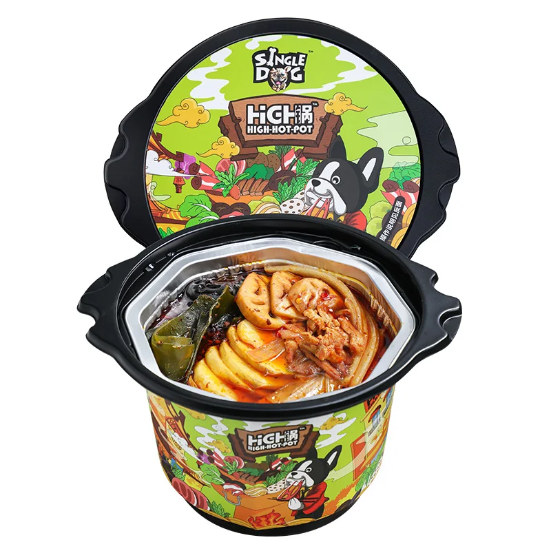 Оптовая продажа от производителя; Пикантный рубец вкус самонагревающийся браслет горячий горшок 340 г самонагревающийся браслет горячий горшок