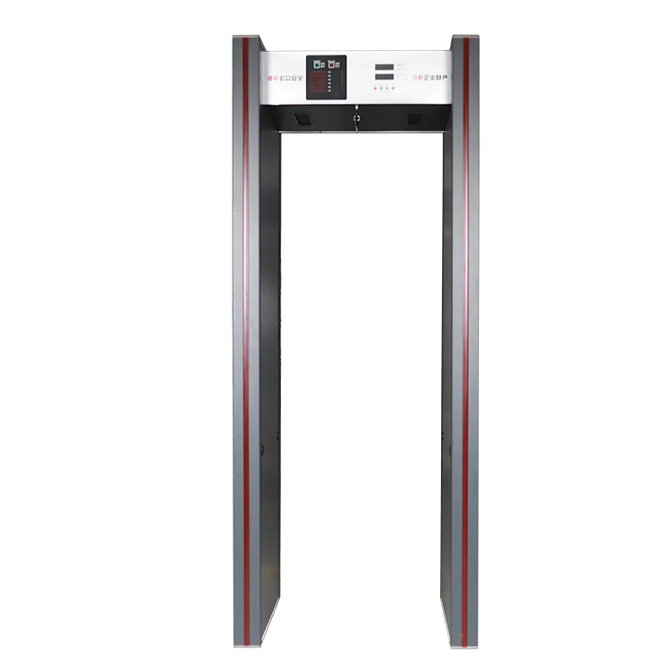 High sensitivity 18 zones metal detector door frame arched walk through metal detector