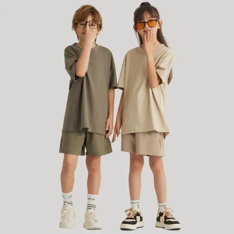 BT039 100% Cotton Best Seller Wholesale Blank 100% Cotton Children Unisex Tee Short Sleeves Custom Logo Embroidery Kids T Shirt