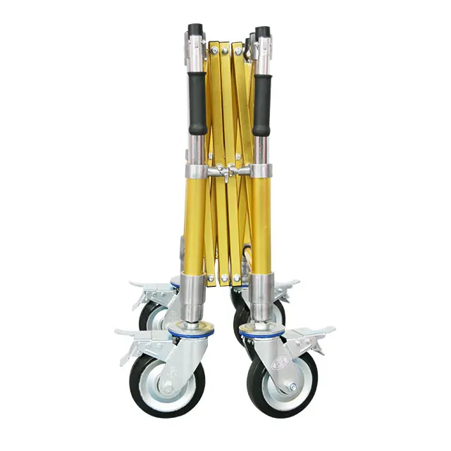 Aluminium Foldable Funeral Coffin Trolley for Body Transfer