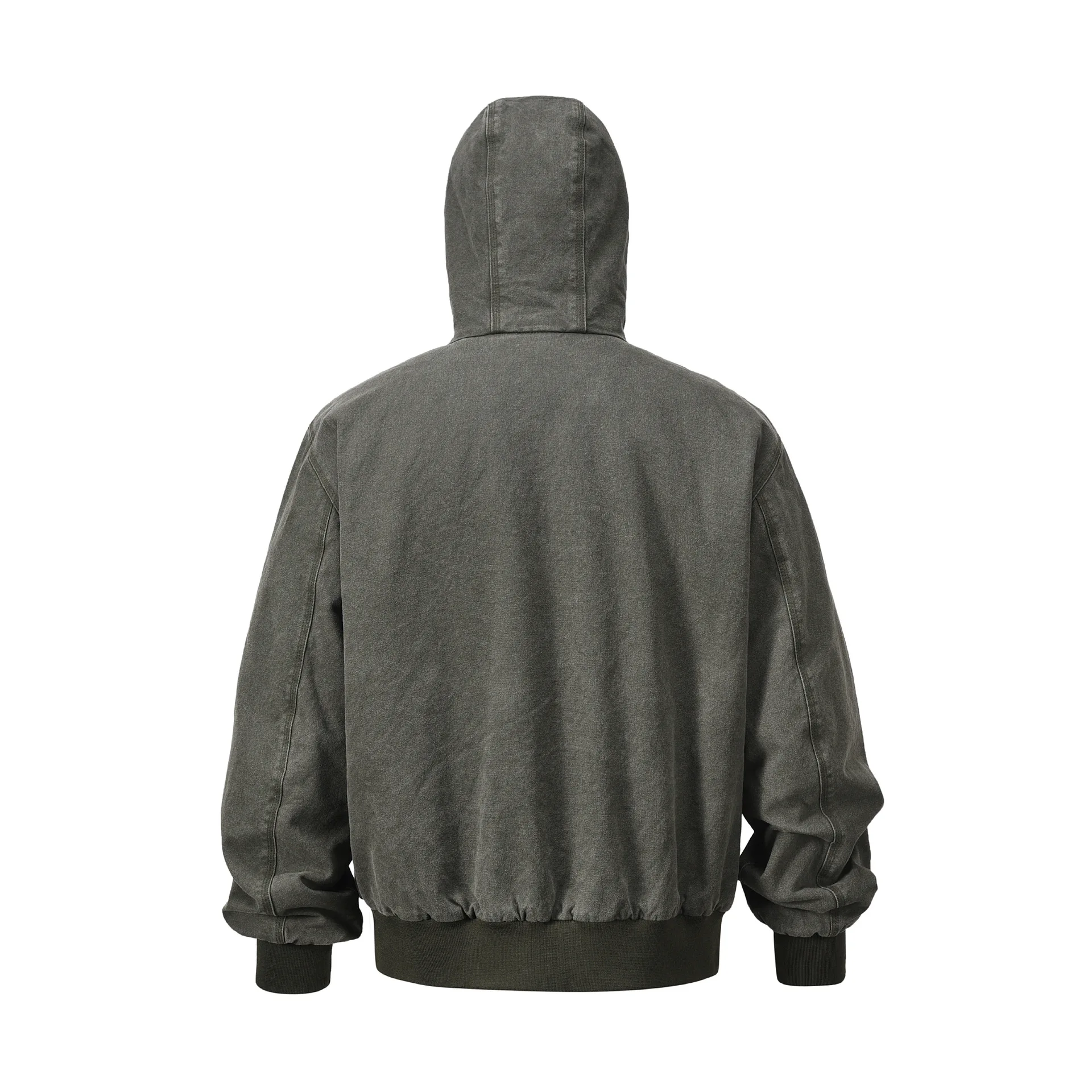 Heavyweight Quilted 100% Cotton Canvas Mens Pilot Jacket Winter Fleece Jackets Warm Thicken Outerwear Plus Size Jacket