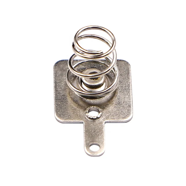 Nickel Plated 14500, 14250 Battery Connector AA, CR2 Battery Spring Contact 5201