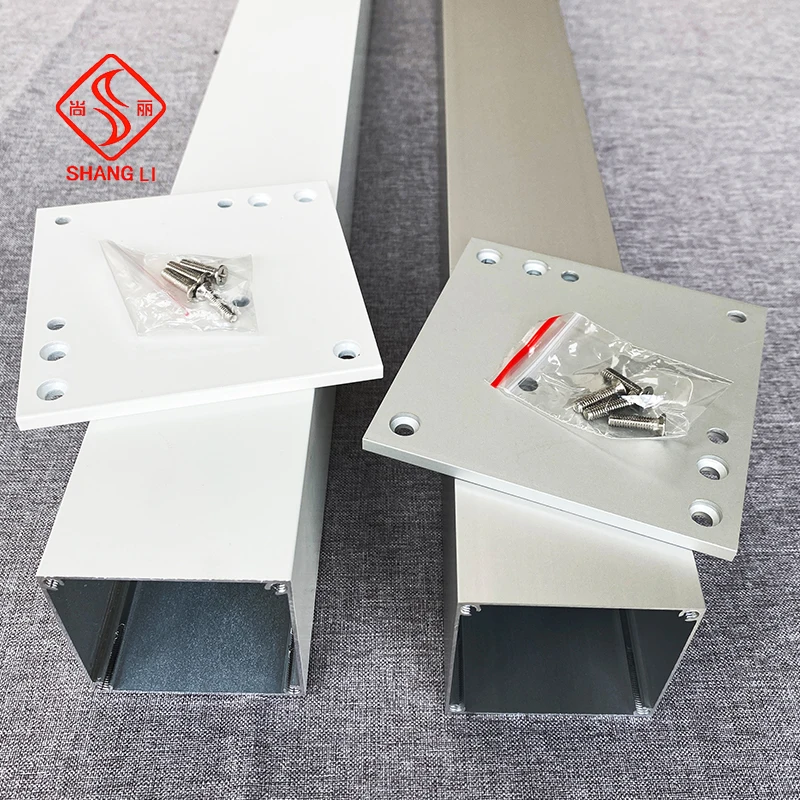 Customized aluminum alloy table legs standard adjustable modern table frame dining table base