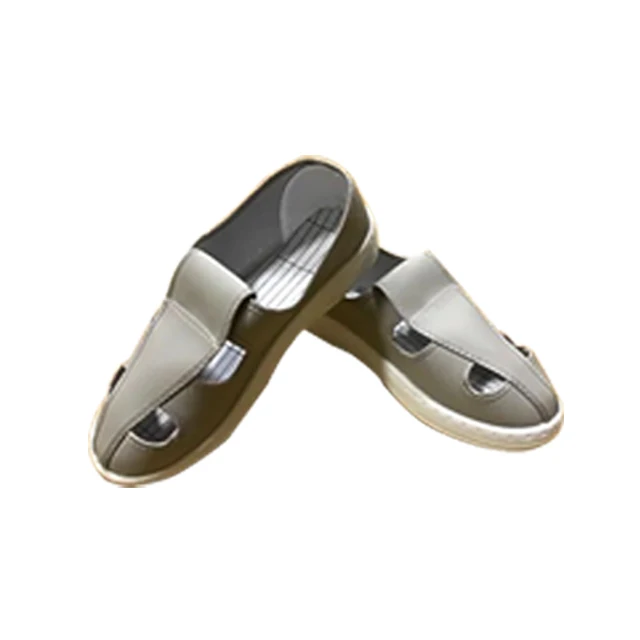 esd boots 4 holes mesh protection white butterfly pvc pu anti-static work shoe antistatic covers rubber esd shoes