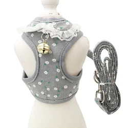 Popular Striped Outdoor Walk Soft Pet Harness Vest Pet Dog harness