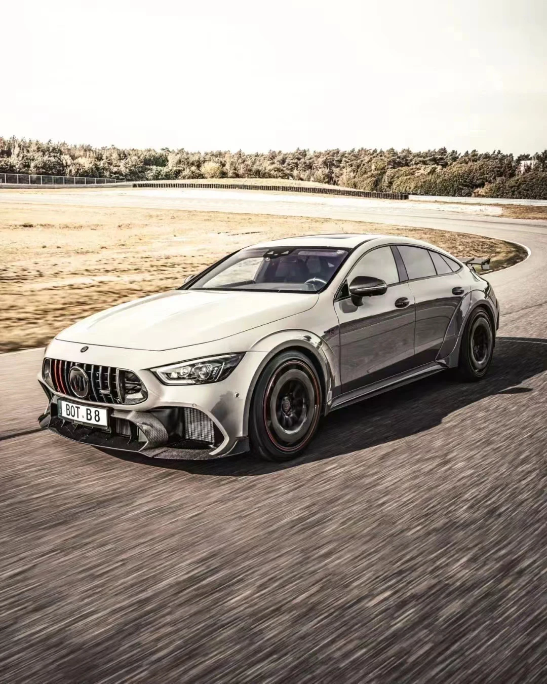 Dry Carbon Fiber Auto Parts For Mercedes Benz AMG GT50 GT53 GT63 Upgrade BRABUS ROCKET 900 Body Kit