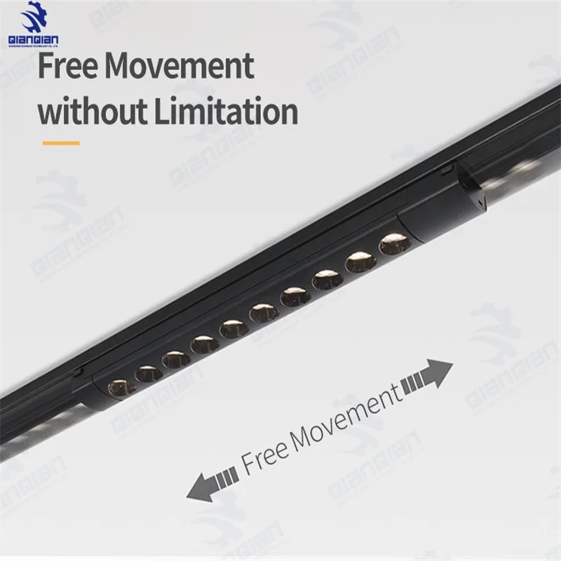 10mm Slim Magnetic Track Light System Rail Spotlight Surface Mounted Track Lighting Led Ceiling Lights Linear Magnet Lamp