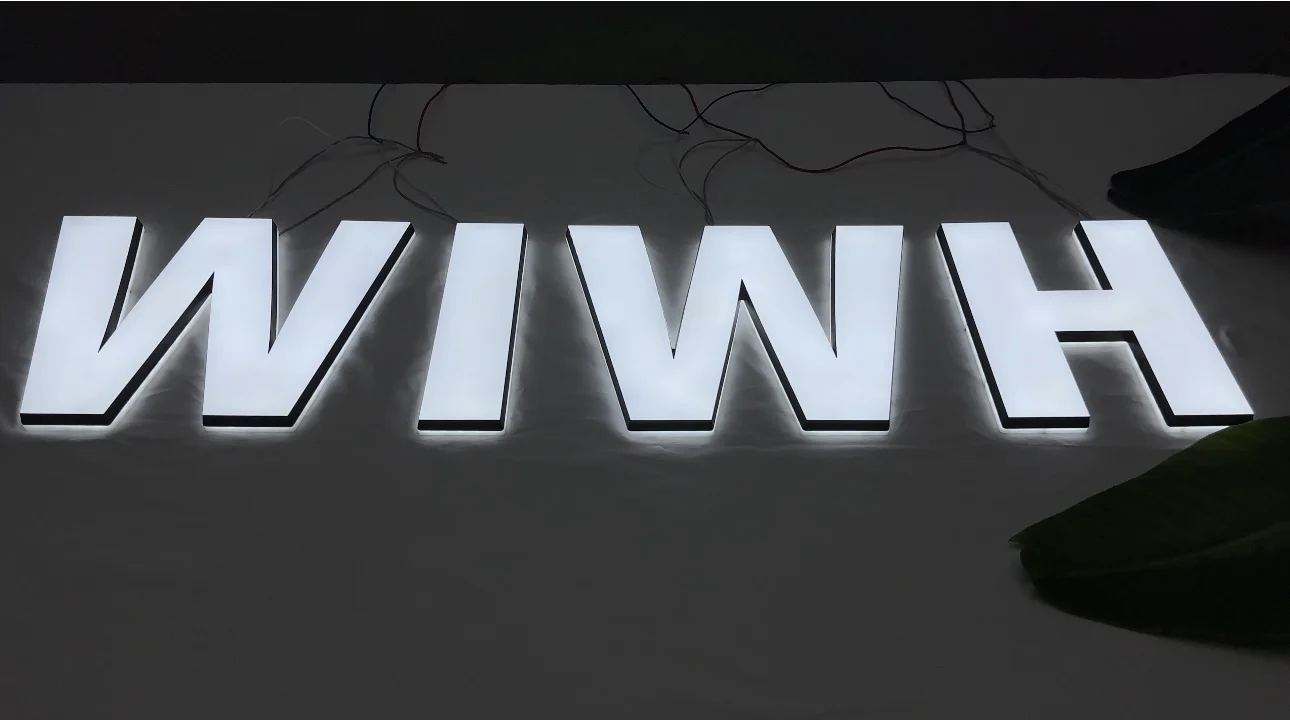 3D Led Acrylic Letter Illuminated Sign High Brightness Mini logo