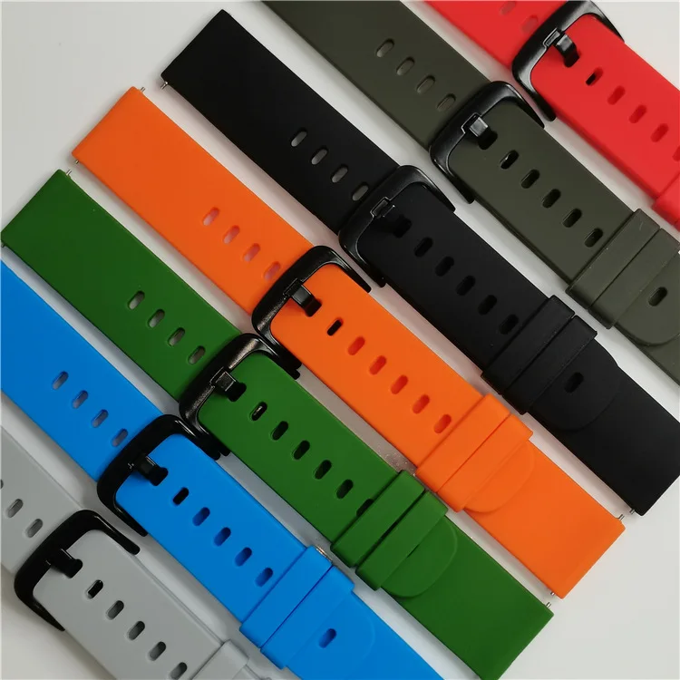 20mm 22mm strap for Samsung Galaxy Watch 4 44mm 40mm 5 pro active 2 Gear s3 silicone correa bracelet Huawei watch GT/2/3 Band