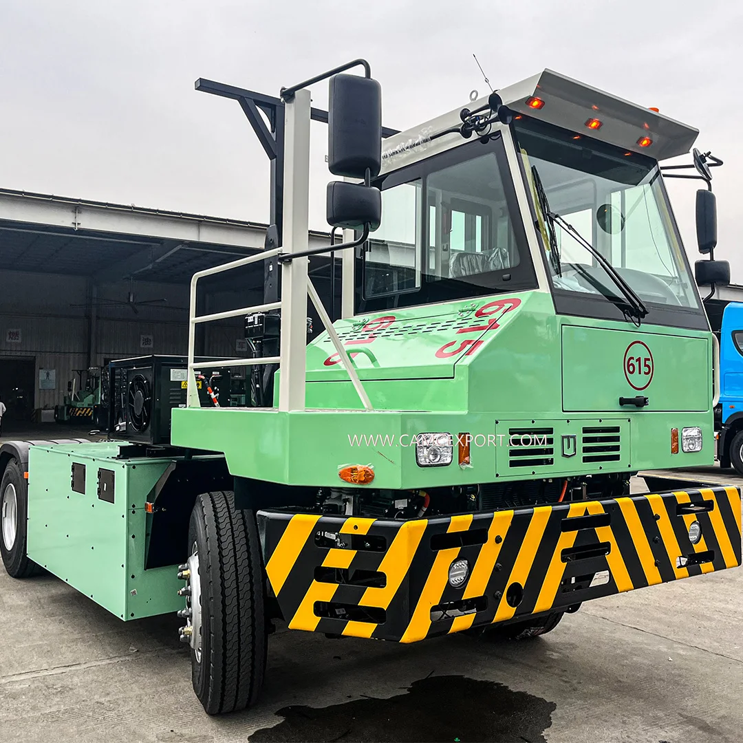 Chinese producter Specialised trucks for short-dock transport ev 4x2 dock truck tractor head truck