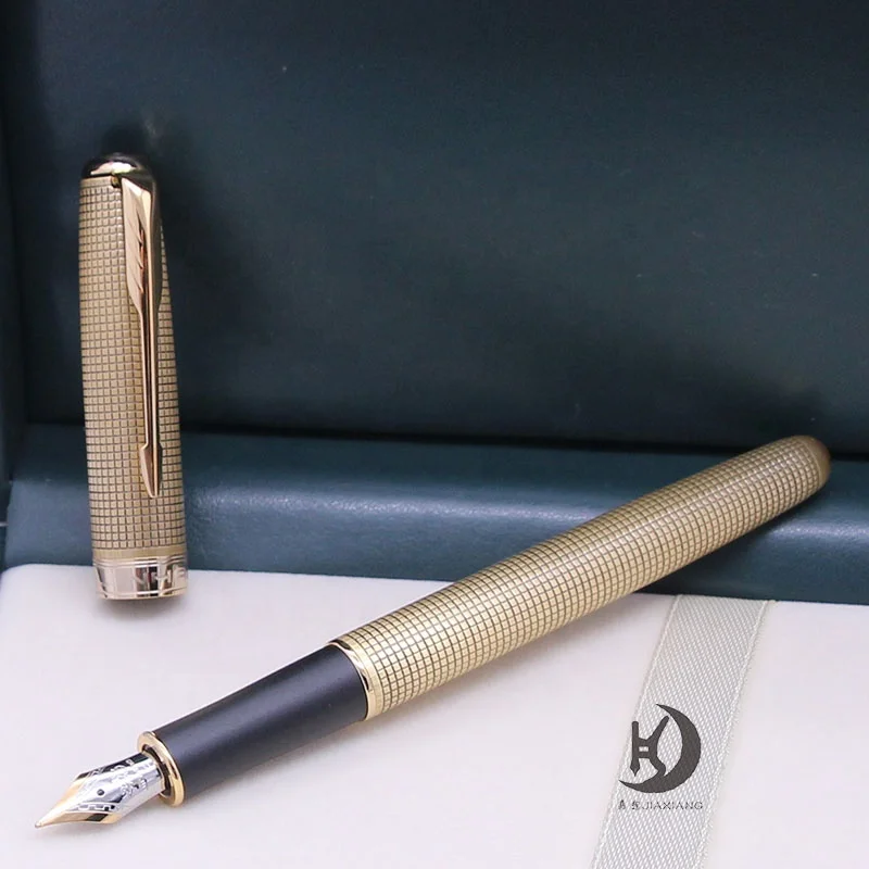 JINHAO 75 Коллекционная авторучка с логотипом на заказ, серебряная серия, для взрослых, бизнес-офис, подарок, ручка для написания каллиграфии