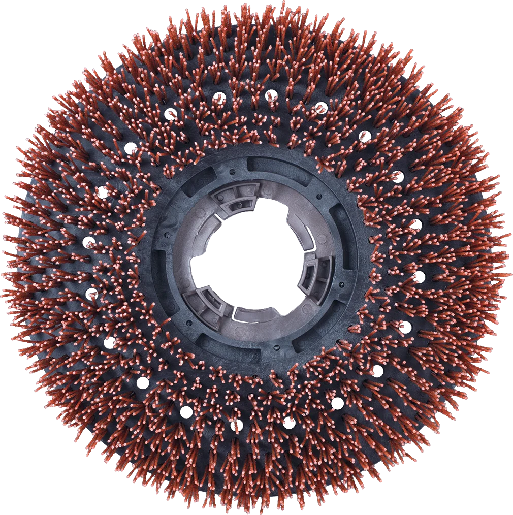 Напольная щетка для полировки дисков с абразивными нитями