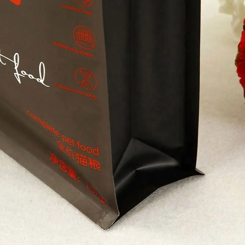 custom printing Ethiopia teff flour packaging bag farine de teff 20lb emballage kraft paper laminated pp woven sack