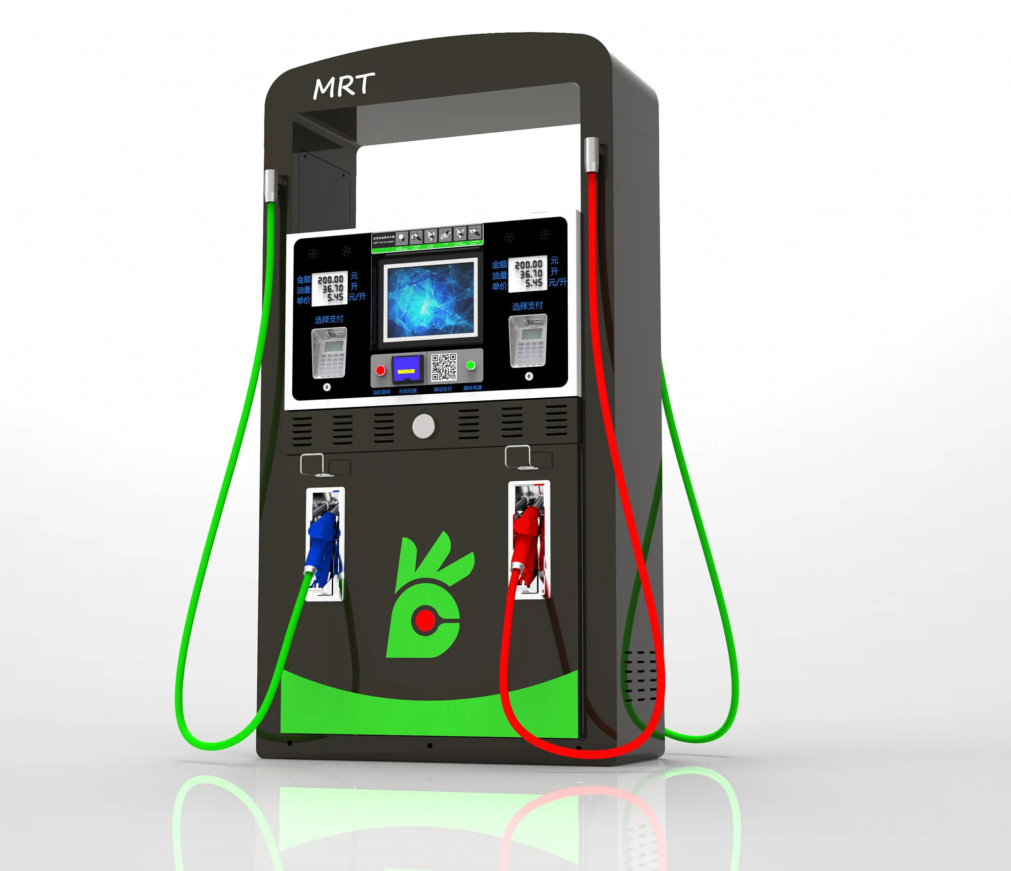 Дизельный/бензиновый/Топливный диспенсер с двойным соплом