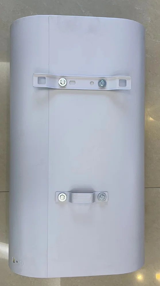 Customized Smart Wifi Slim Flat Vertical Cylinder Round Stainless Steel Double Tank  Electric Water Heater Storage