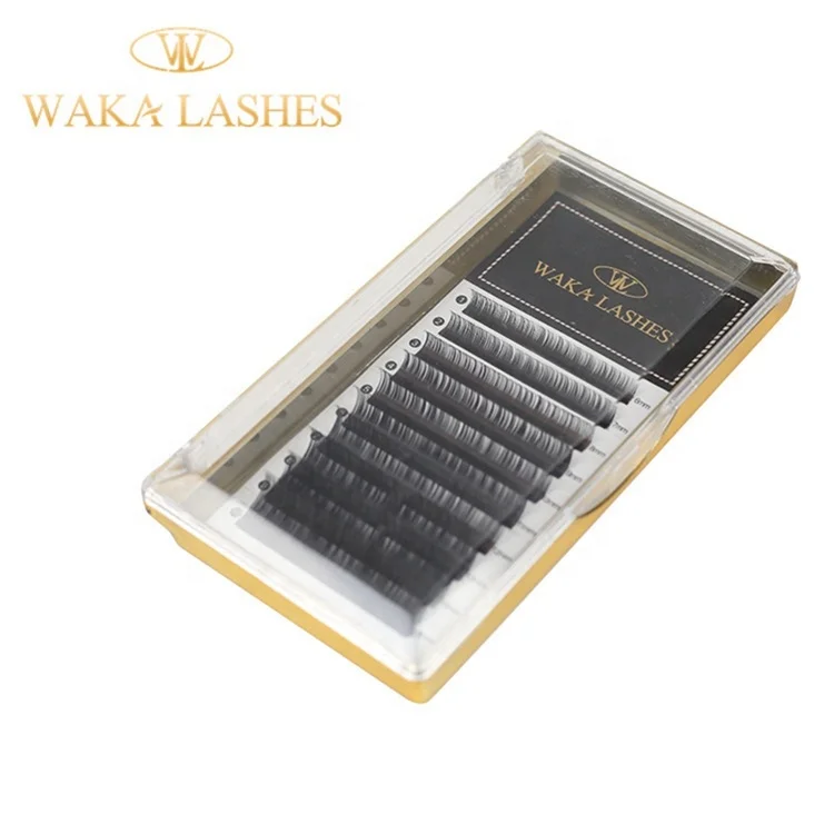 Waka Lashes best selling 0.05 eyelash extensions easy fan blooming eyelash extensions
