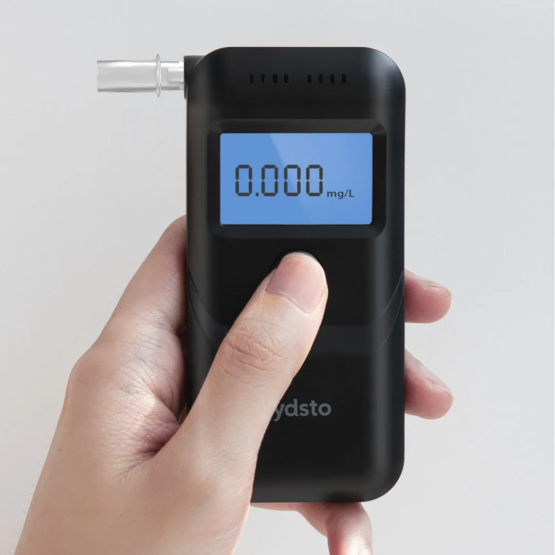 Lydsto High-precision Semiconductor Alcohol Sensor Blowing Type LCD Display Breath Alcohol Tester