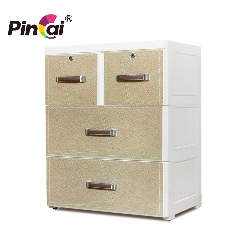 Заводская цена кожаный многослойный детский пластиковый ящик ящики для хранения с замком