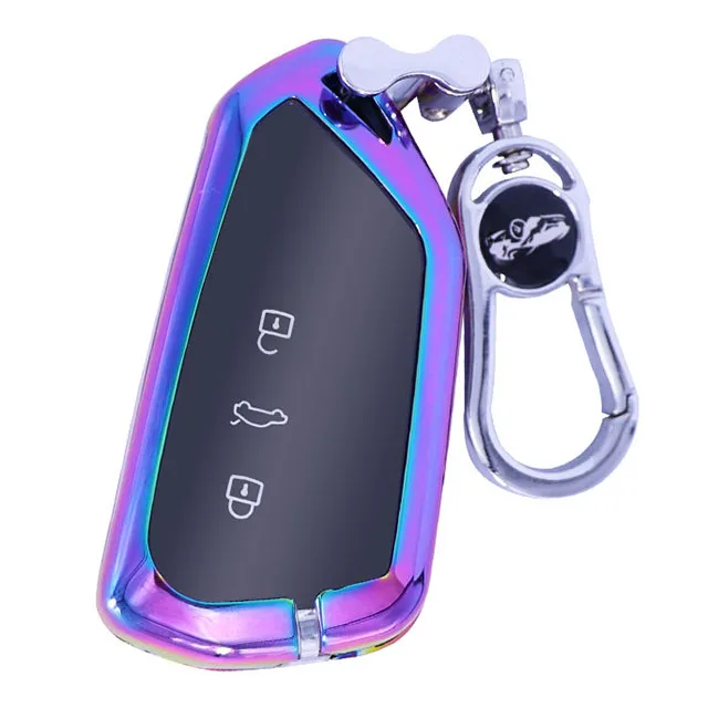 car key accessories for Volkswagen golf and tiguan keychain metal car key case car key cover