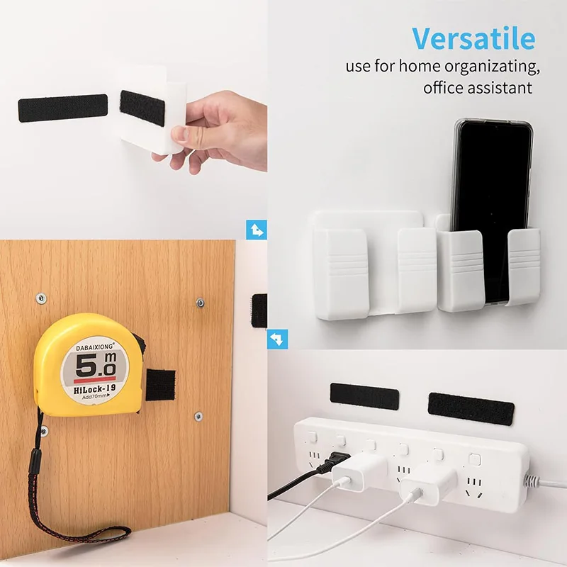 24 sets 1X4 Inch Heavy Duty Hook and Loop Strips with Adhesive Strong Back Adhesive Fastener Mounting Tape for Home Office