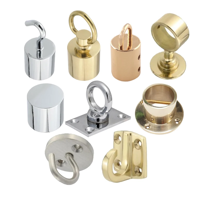 Chrome nickel decorative decking handrail barrel rope end fitting stopper