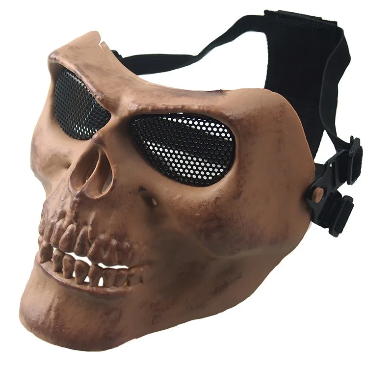 Outdoor real CS tactical protective mask equipment skull mask