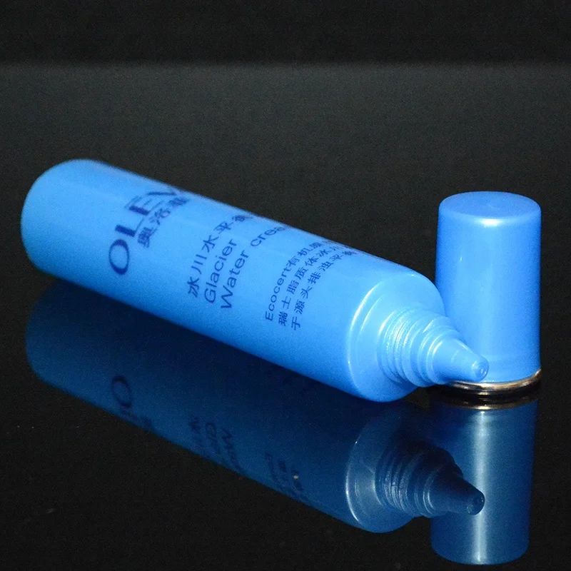 Customized size and colour 5ml 8ml 10ml eye cream sample tube moisturiser small diameter cosmetics plastic tube for packaging