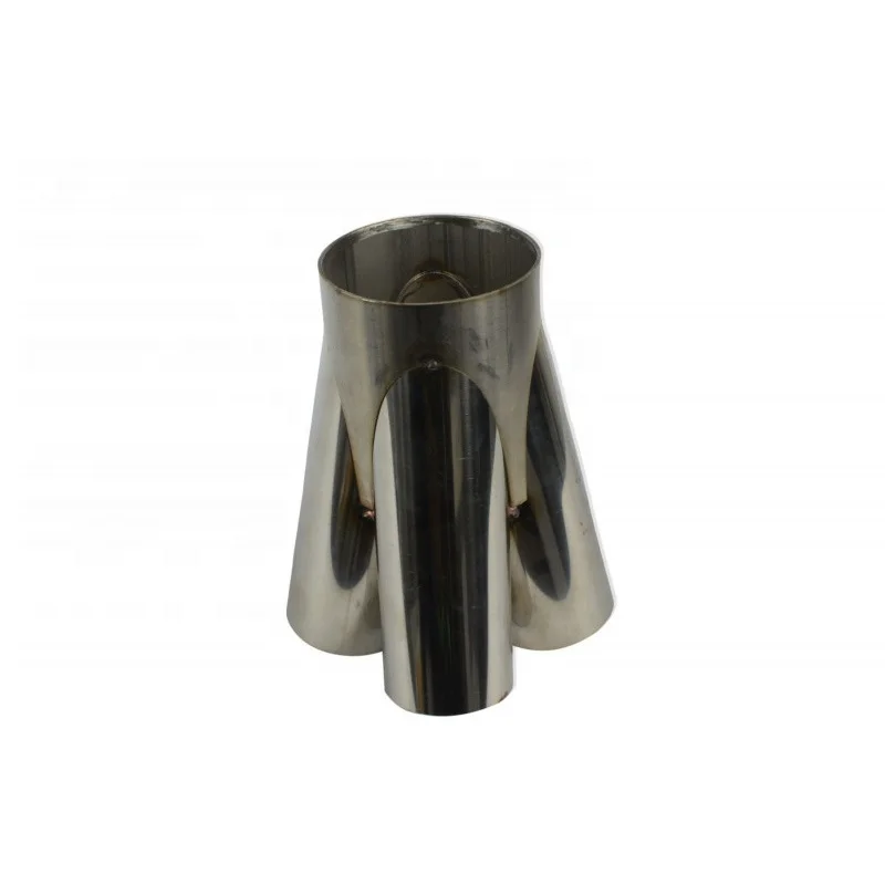 Stainless Steel Custom Auto Parts Manifold Merge Collectors V8 4 into 1