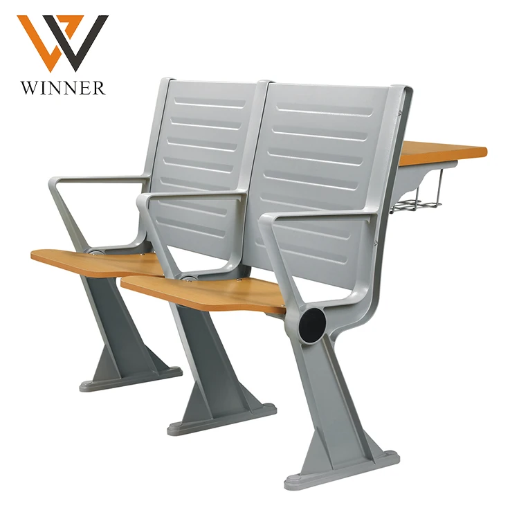 elementary school student school ladder lecture hall chairs two seater university ladder chair with table board