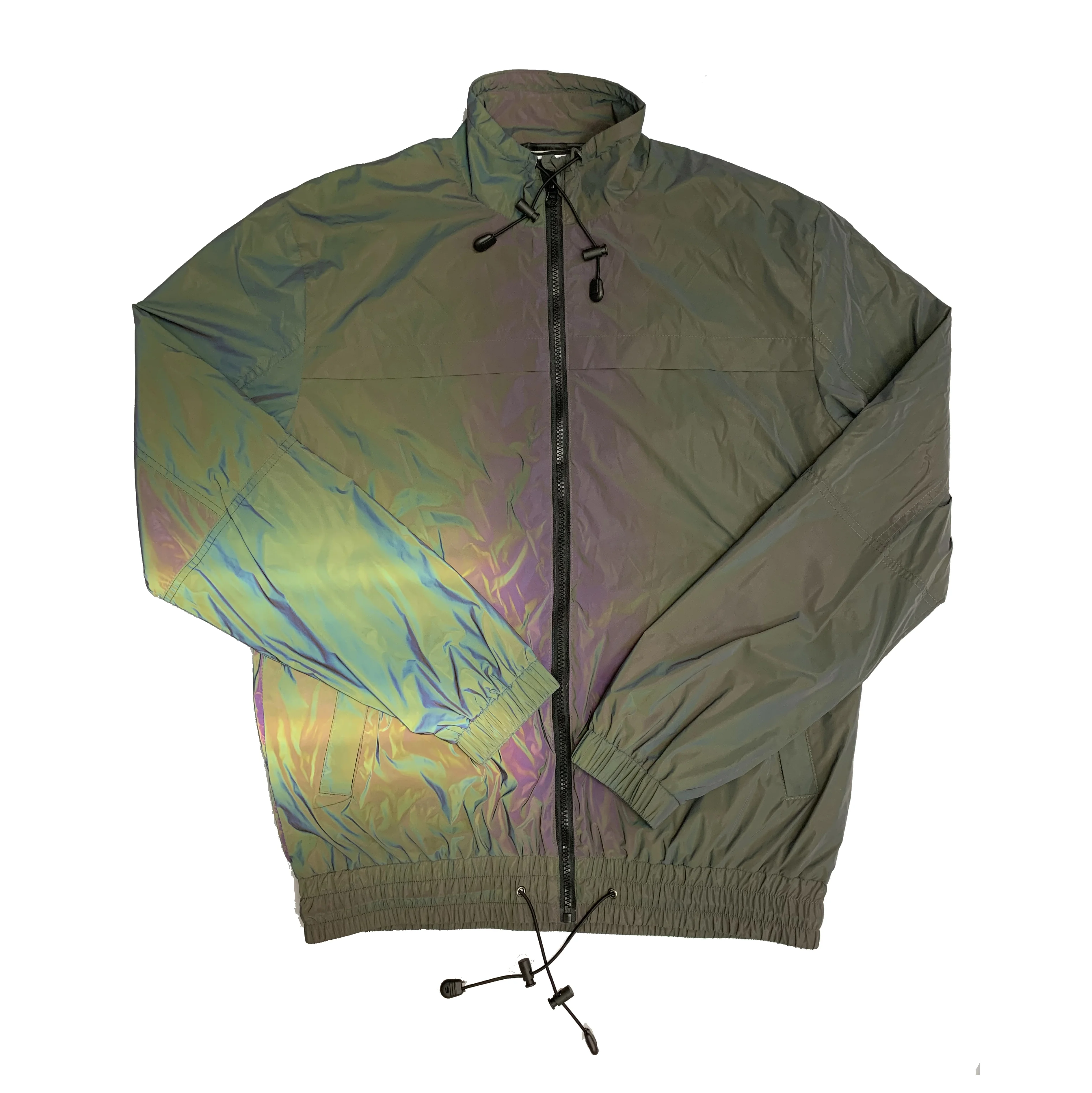Reflective Rainbow Jacket For Outdoor Clothing