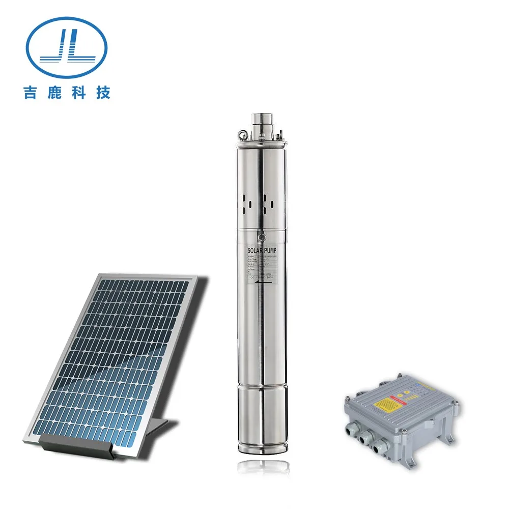  Jilu 140W-3000W Солнечная штанговый скважинный насос постоянного тока погружная водяная насосная система на солнечной батарее со слежением за максимальной точкой мощности контроллер для сельскохозяйственной